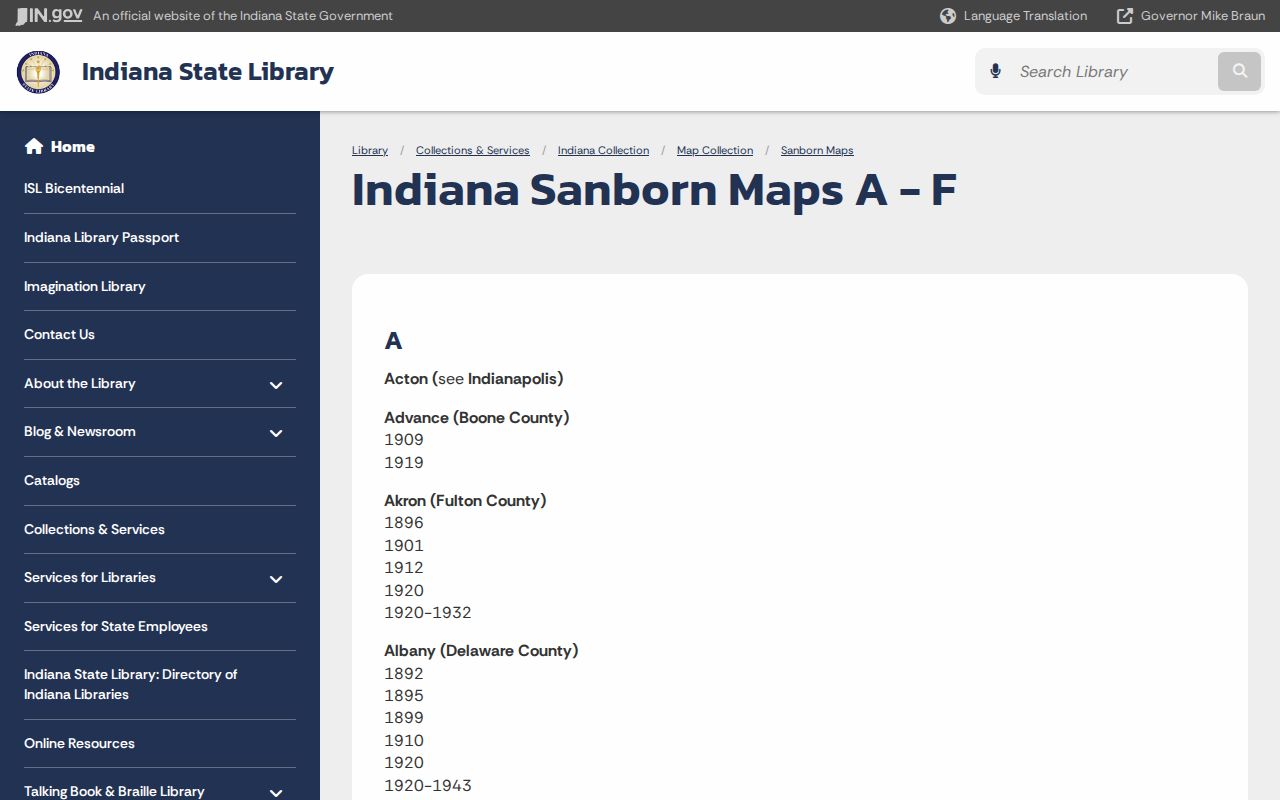 Franklin previous residents Sanborn fire insurance map years
