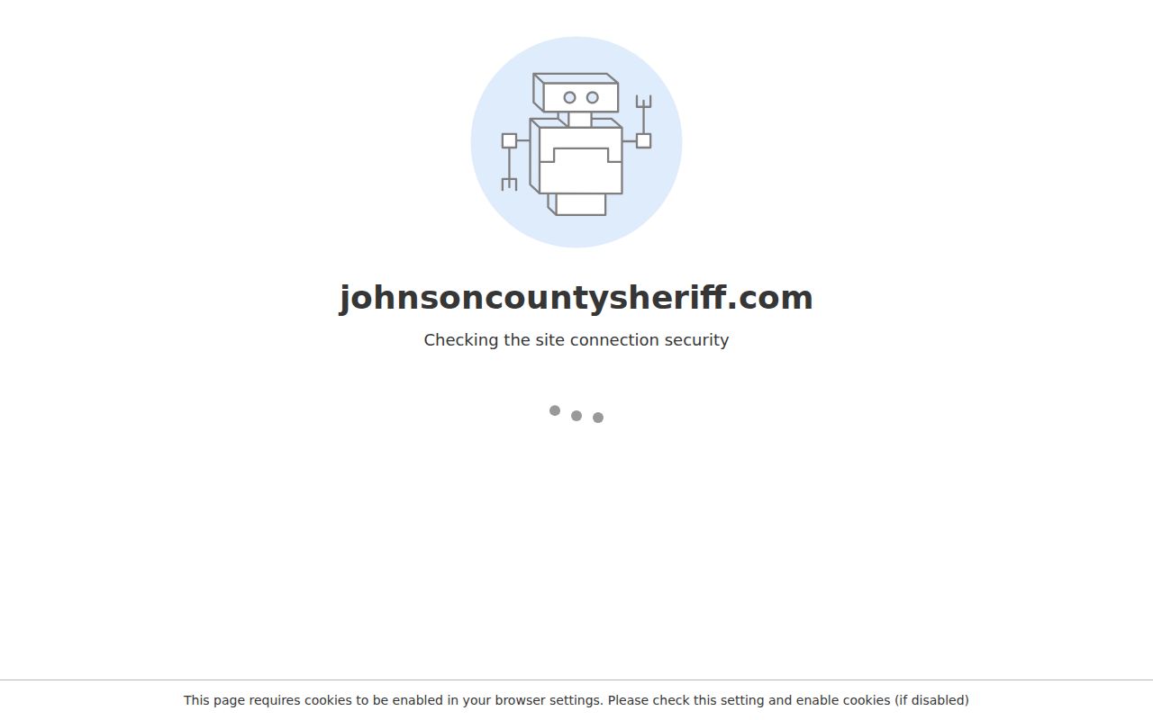 Johnson County Sheriff inmate list entry point for Franklin records